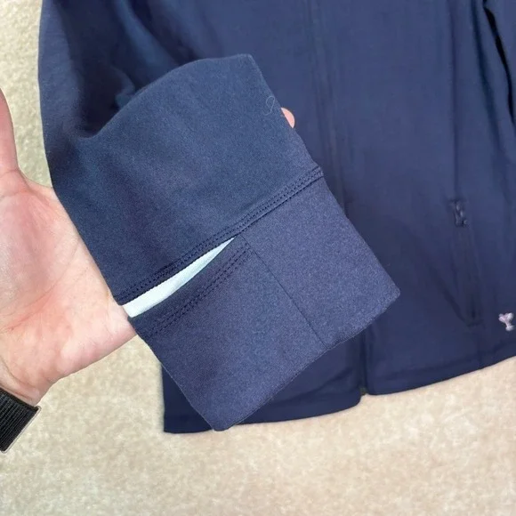 GOLFTINI Full Zip Golf Jacket Women's XL Navy Blue Performance Active - Picture 3 of 5